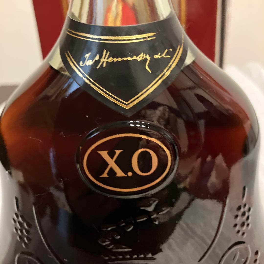 Hennessy X.O. コニャック 化粧箱付き