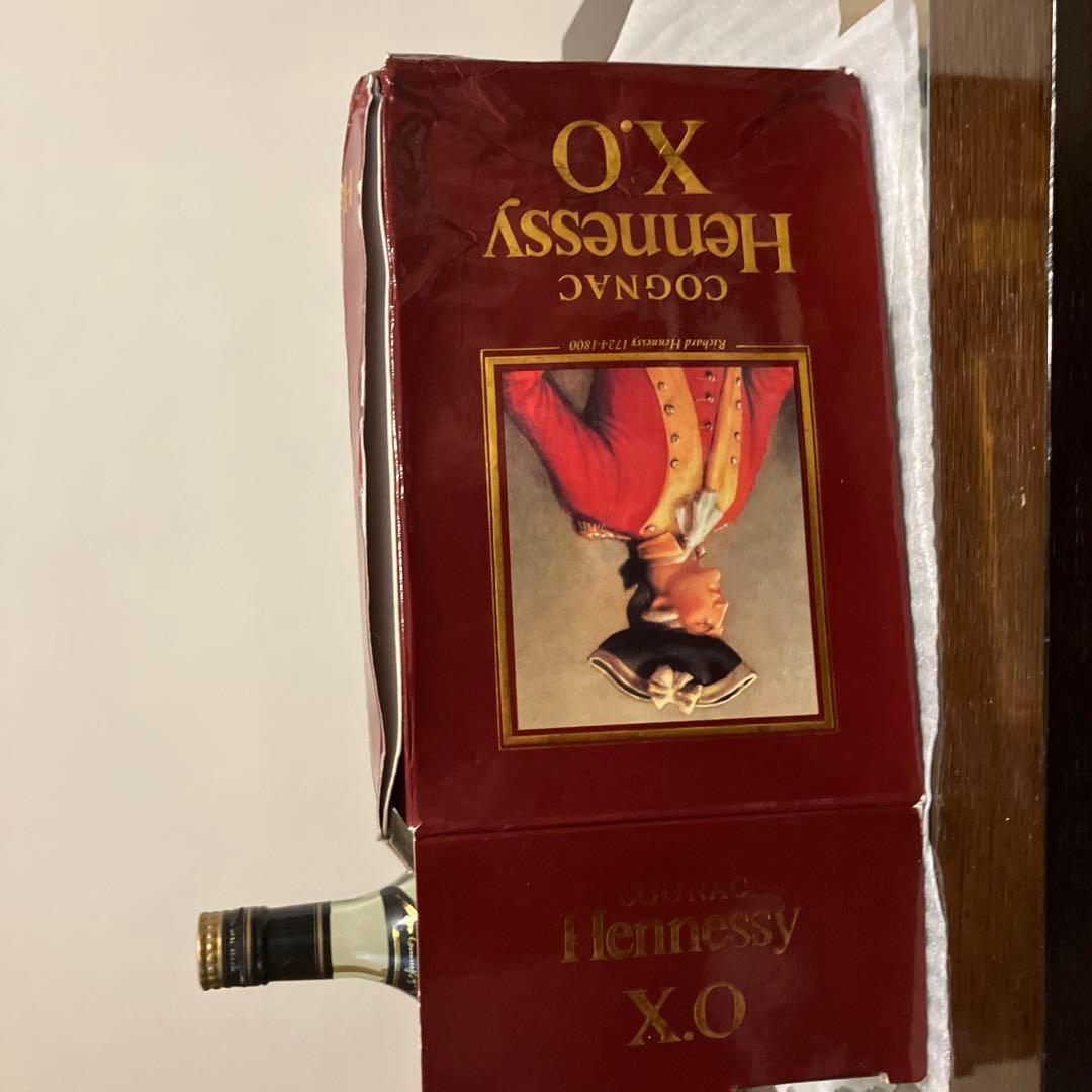Hennessy X.O. コニャック 化粧箱付き