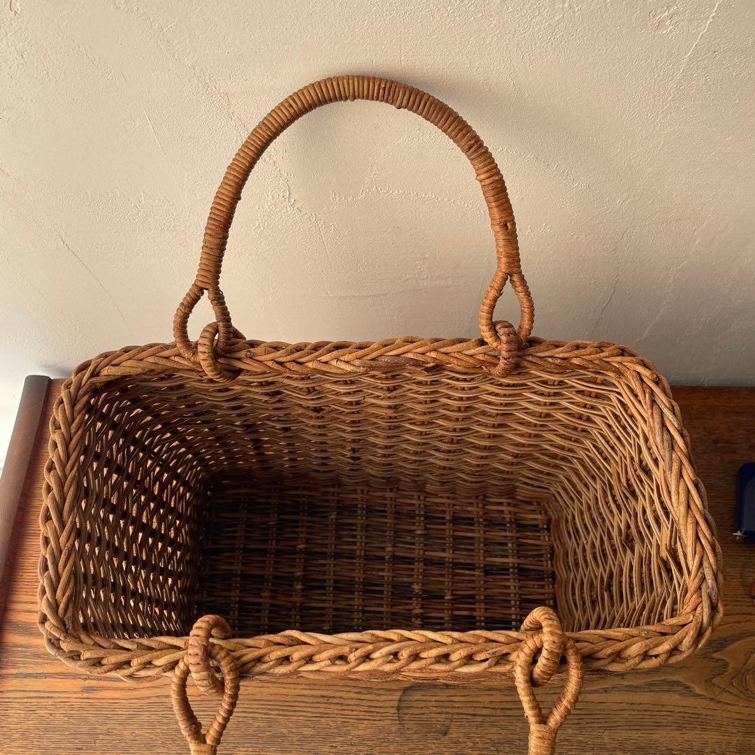 あけび かごバッグ 蔦 手仕事 民芸 工芸 手提げ