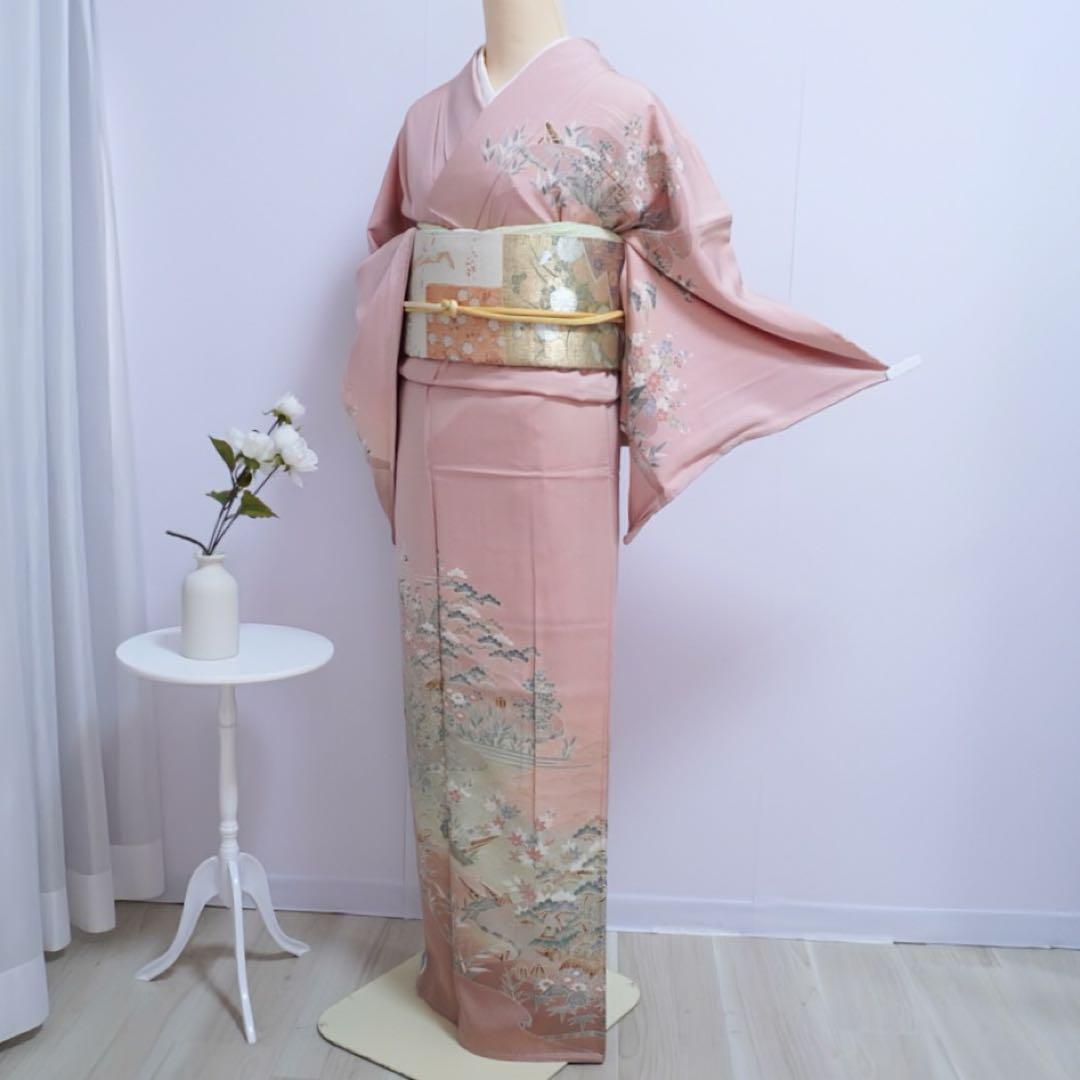 訪問着4点フルセット411 A七五三 お宮参り 卒業式　入学式　結婚式　未着用品