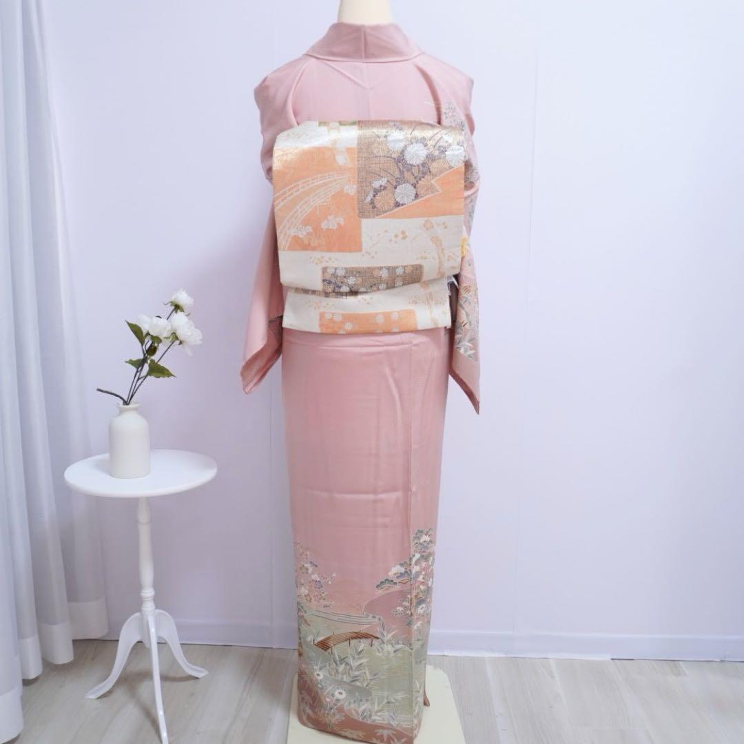 訪問着4点フルセット411 A七五三 お宮参り 卒業式　入学式　結婚式　未着用品