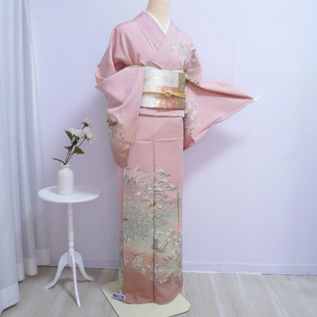 訪問着4点フルセット411 A七五三 お宮参り 卒業式　入学式　結婚式　未着用品