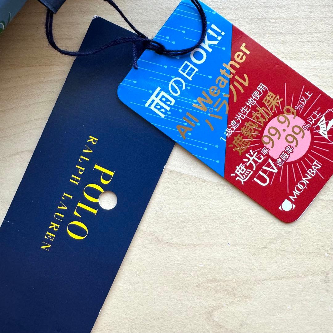 ★新品★ポロラルフローレン　晴雨兼用　折りたたみ　日傘　１級遮光　軽量　大きい