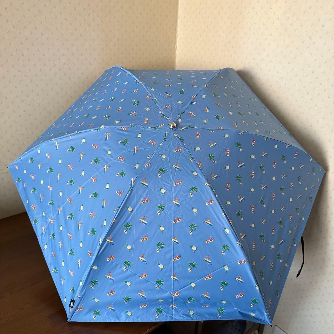 ★新品★ポロラルフローレン　晴雨兼用　折りたたみ　日傘　１級遮光　軽量　大きい
