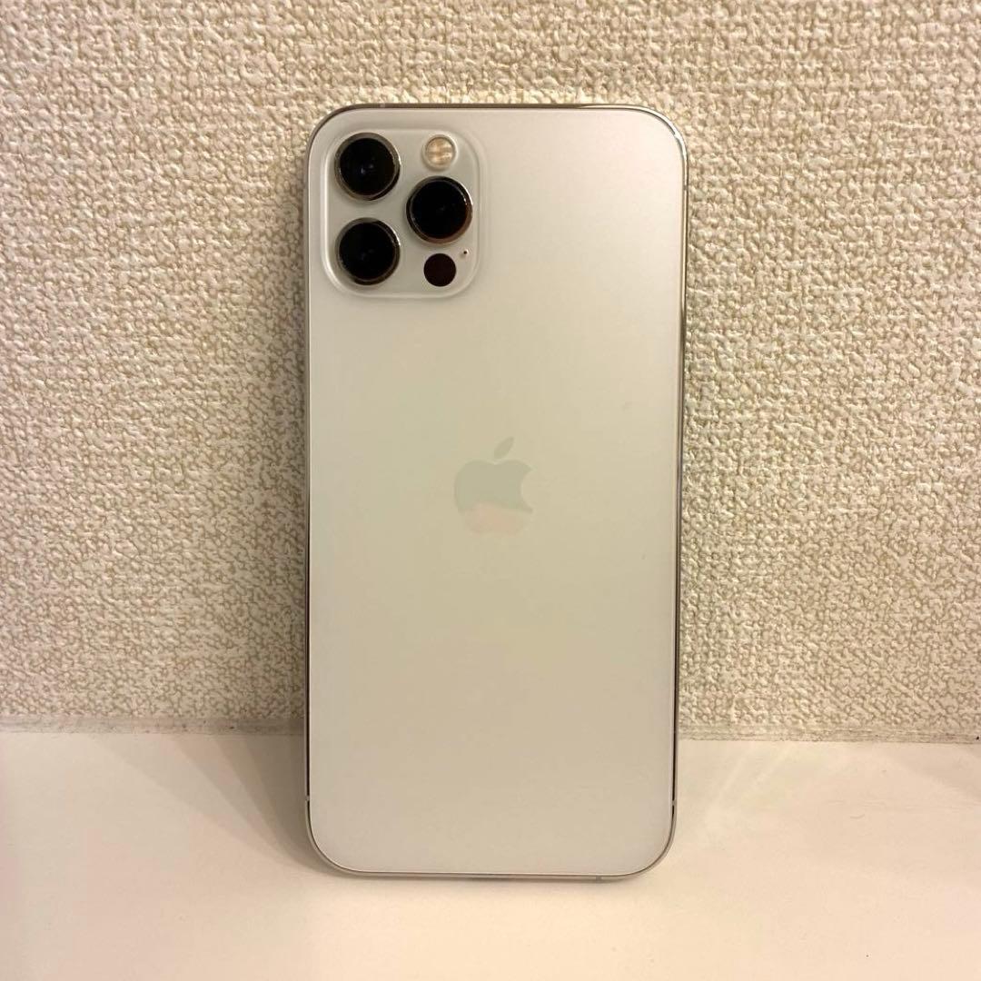 【美品】iPhone12 pro 128GBシルバー×ホワイト