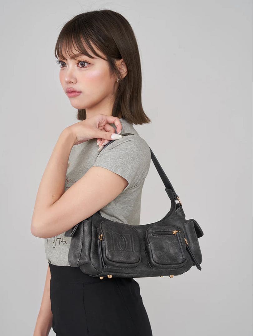 ダーリッチDDレザーハンドルバッグ