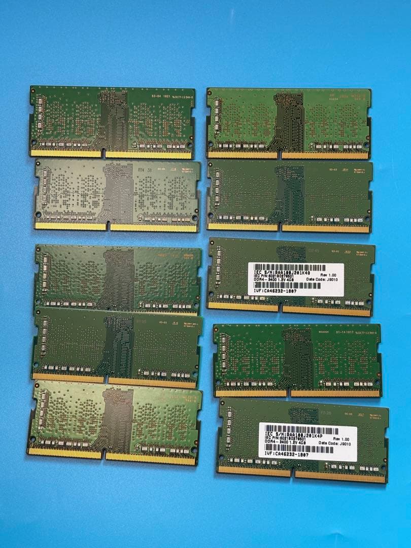 ★10枚セット SAMSUNG PC4-2400T SO-DIMM 4GBノート