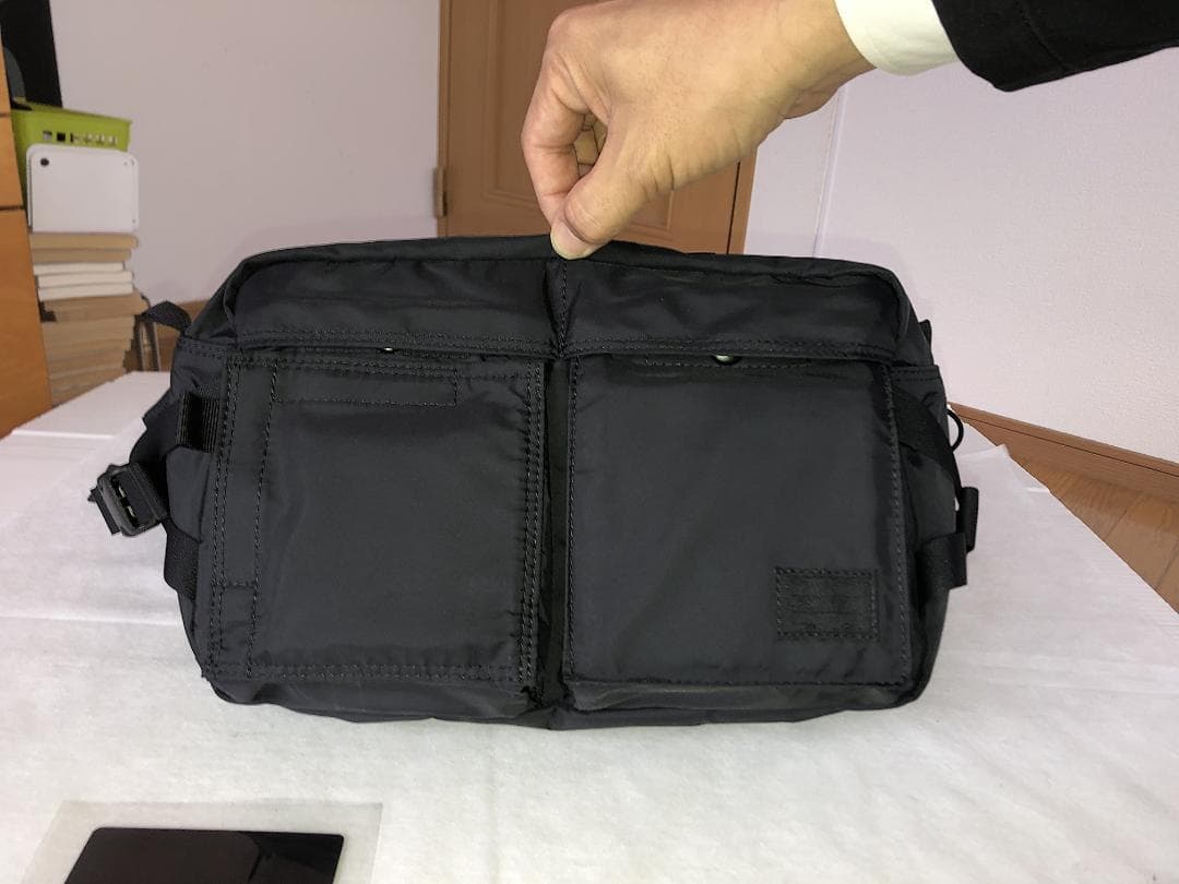 美品　ヘッドポーター　ブラックビューティー　ウエスト　ポーチ　ボディー　バッグ