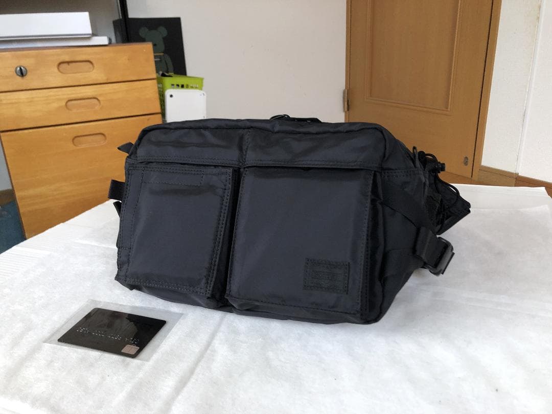 美品　ヘッドポーター　ブラックビューティー　ウエスト　ポーチ　ボディー　バッグ