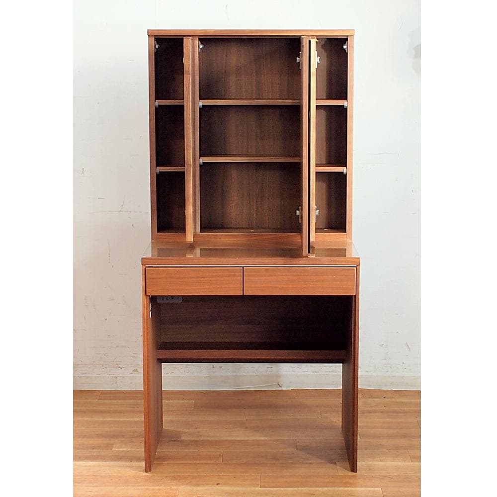 美品 カリモク ドレッサー ウォールナット材 モダン シンプル karimoku