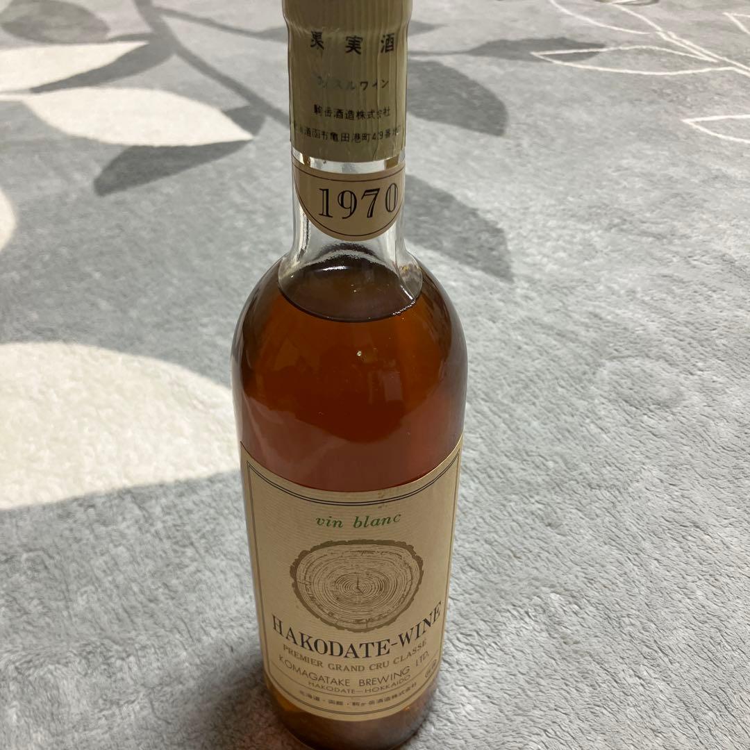 HAKODATE-WINE vin blanc 1970年