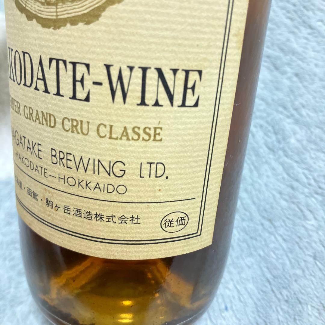 HAKODATE-WINE vin blanc 1970年
