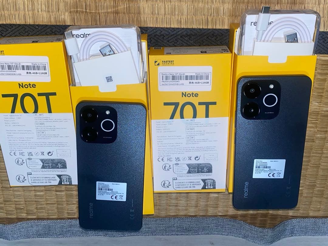 スマートフォン本体 Realme note 70T