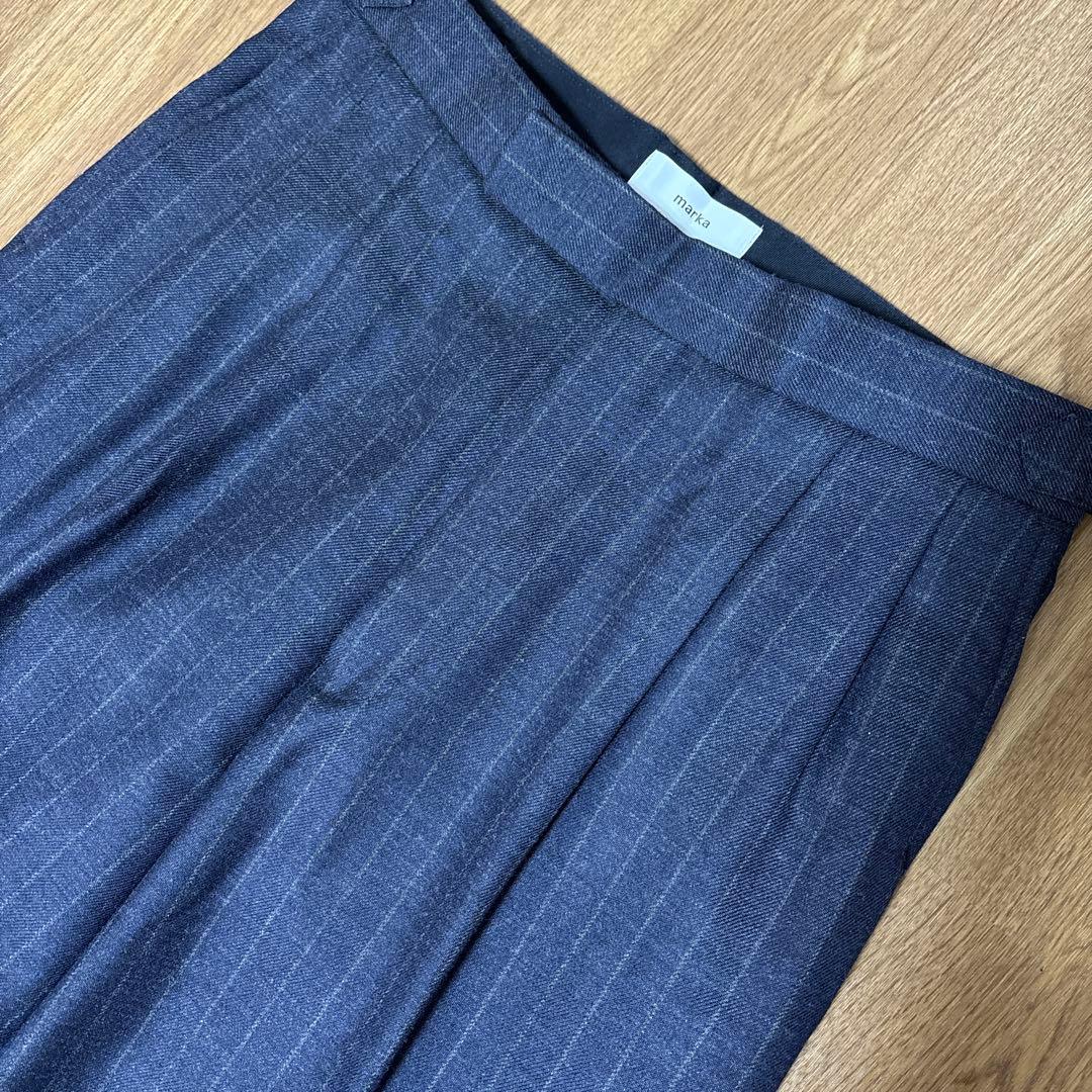【marka】23AW OFFICER PANTS 2TUCK WIDE 美品！