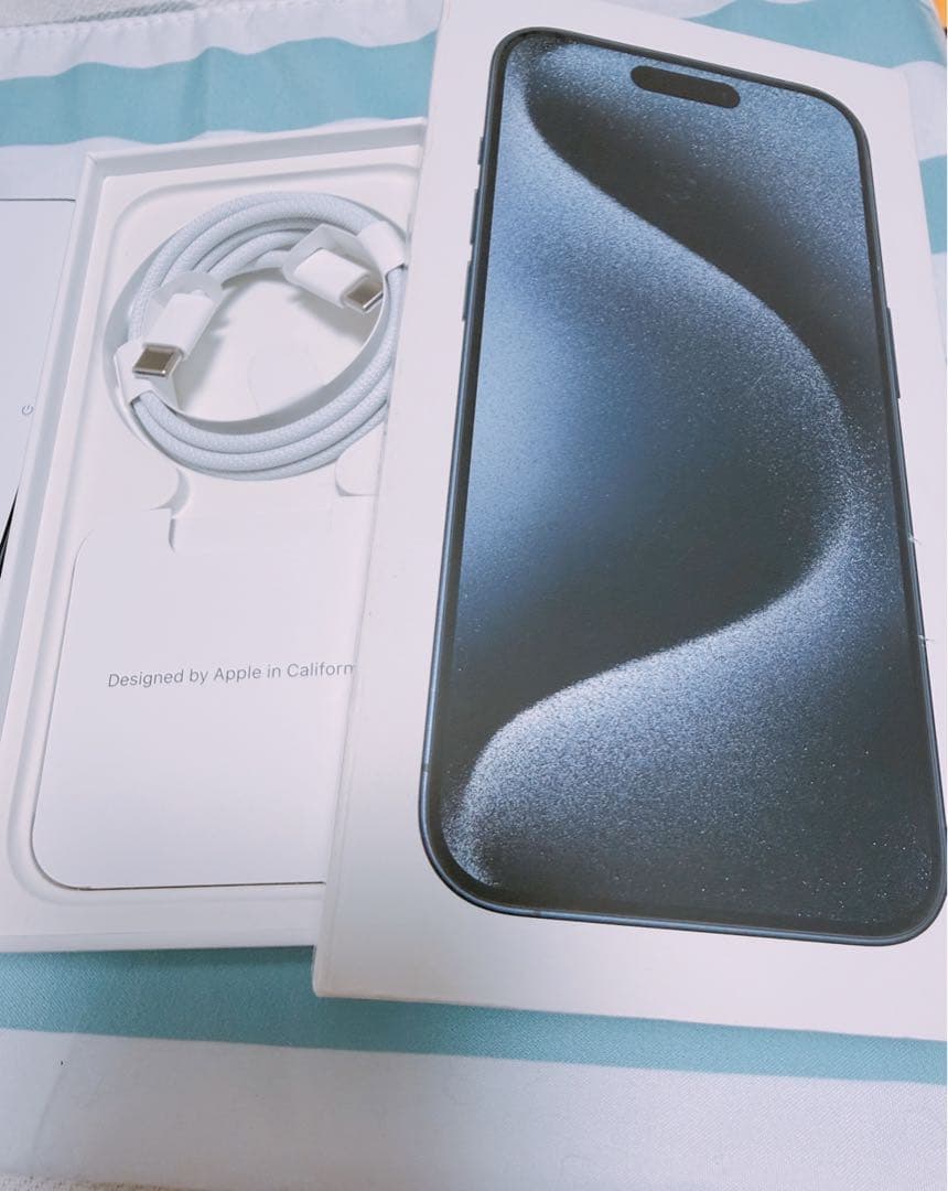 【新品】Apple iPhone 15 Pro 256GB ブルーチタニウム