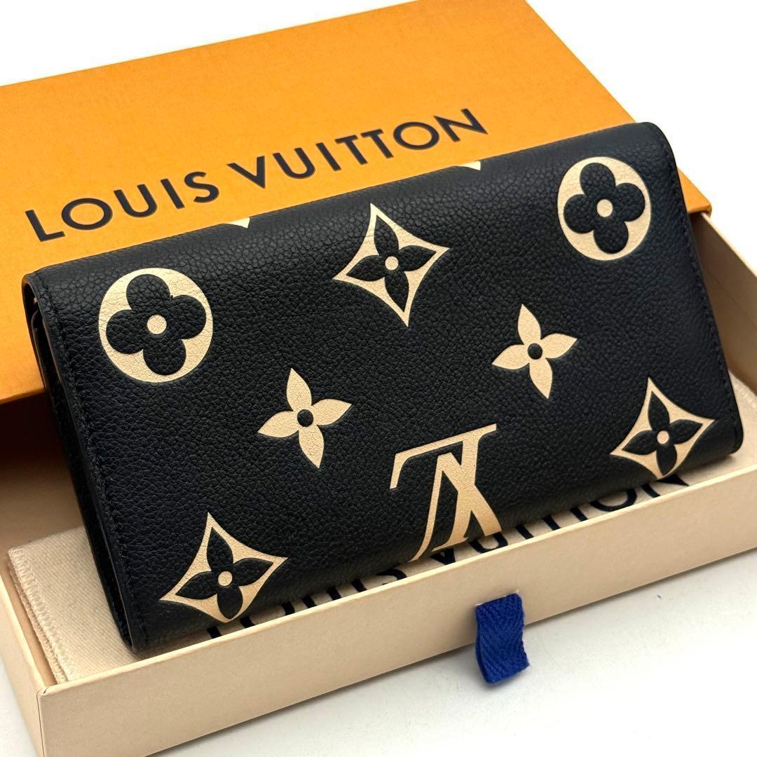 【極上美品】ルイヴィトン モノグラム バイカラー ポルトフォイユ サラ 長財布