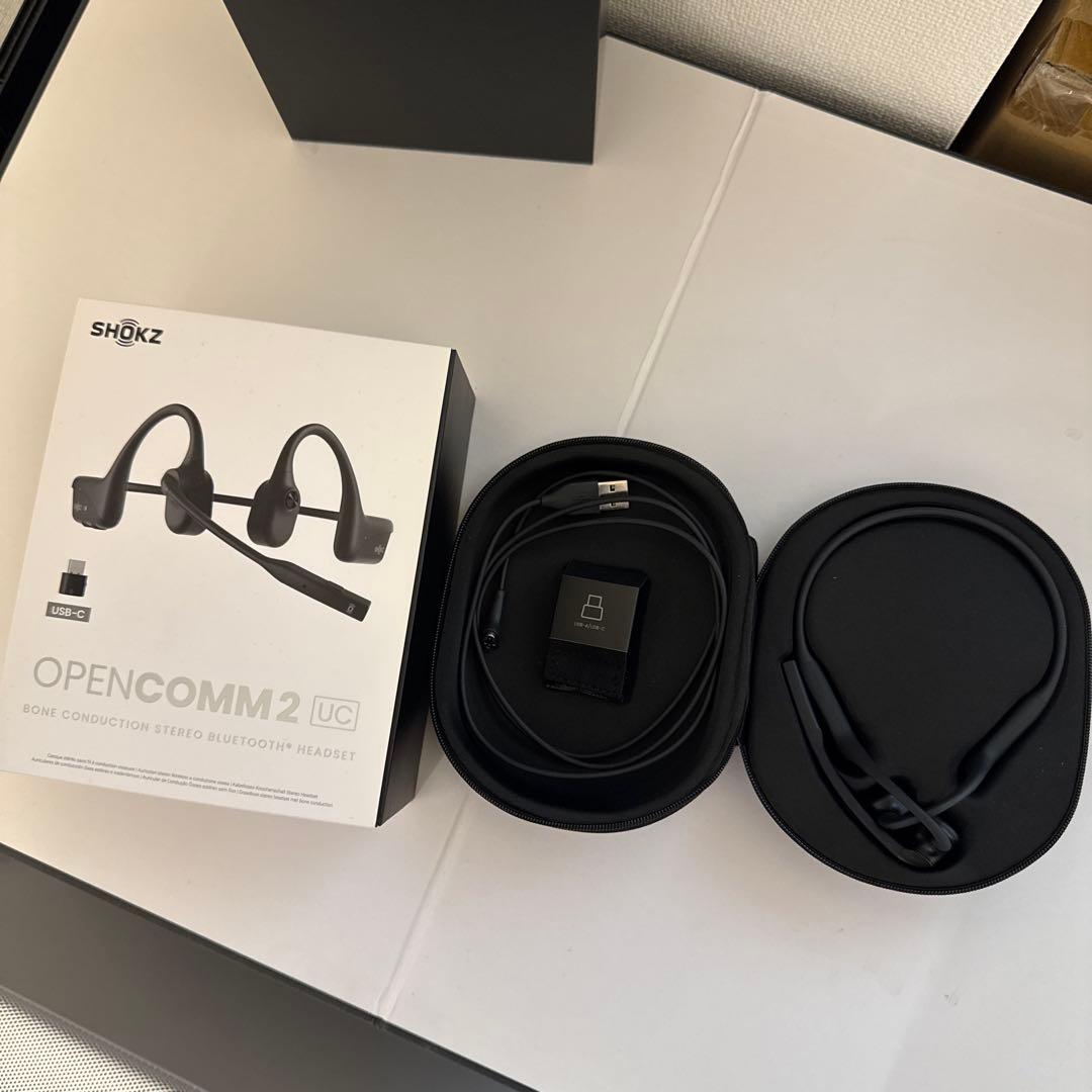 SHOKZ OPENCOMM 2 UC ワイヤレスヘッドセット