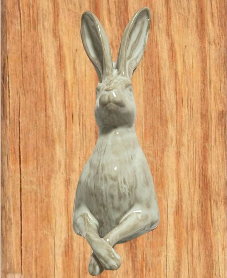 Yarnnakarn ヤナカーン ウサギ ウォールオブジェ ホワイト