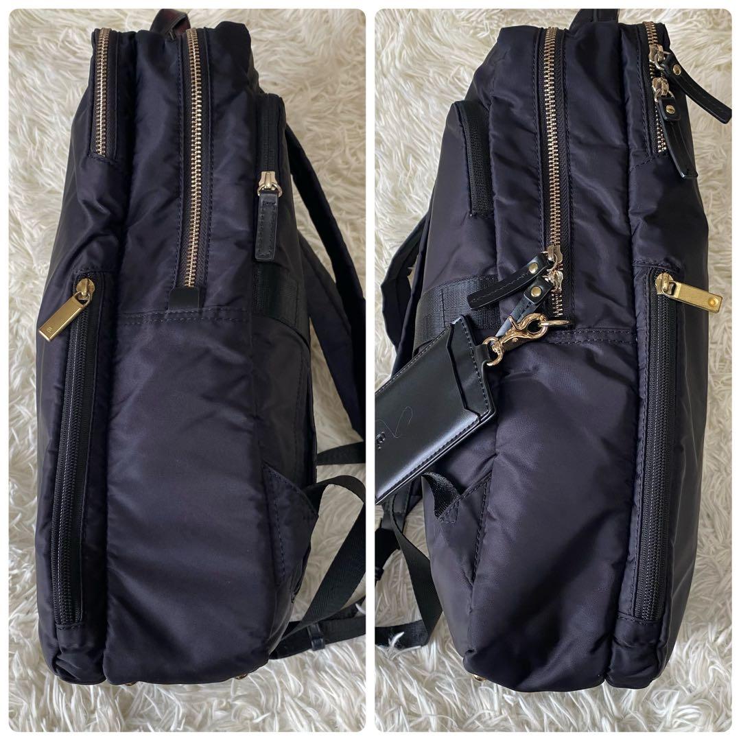 【美品✨】ace.GENE スリファム ビジネス リュック バックパック 黒