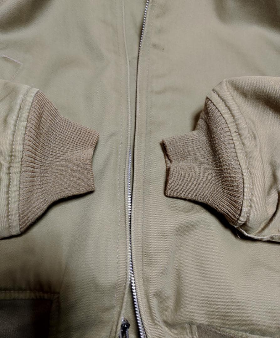 ALPHA♦️タンカースジャケット カーキ40R 米国製 アルファ古着