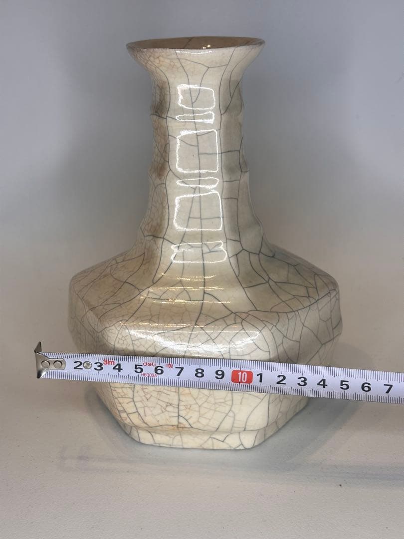 中国 明代 磁州窯 花瓶 貫入釉 古陶磁 骨董 收藏品