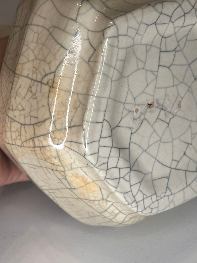 中国 明代 磁州窯 花瓶 貫入釉 古陶磁 骨董 收藏品