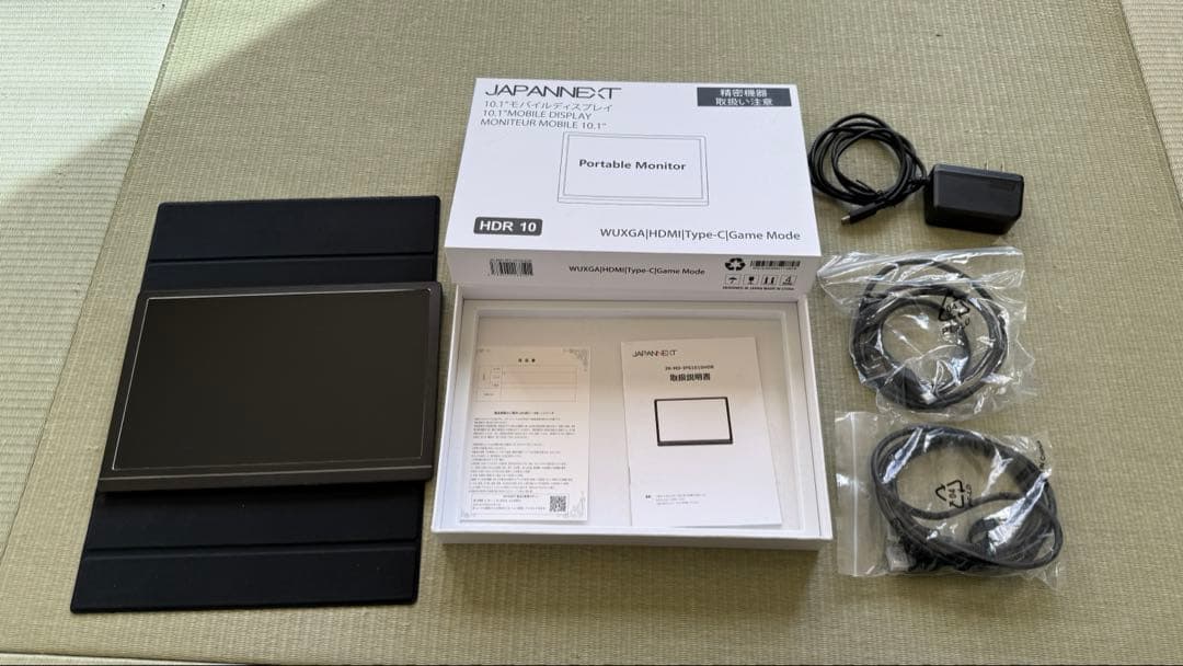 JAPANNEXT 10.1モバイルモニター JN-MD-IPS1010HDR