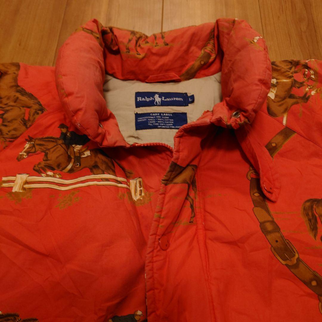 ラルフローレン総柄ダウンジャンパー