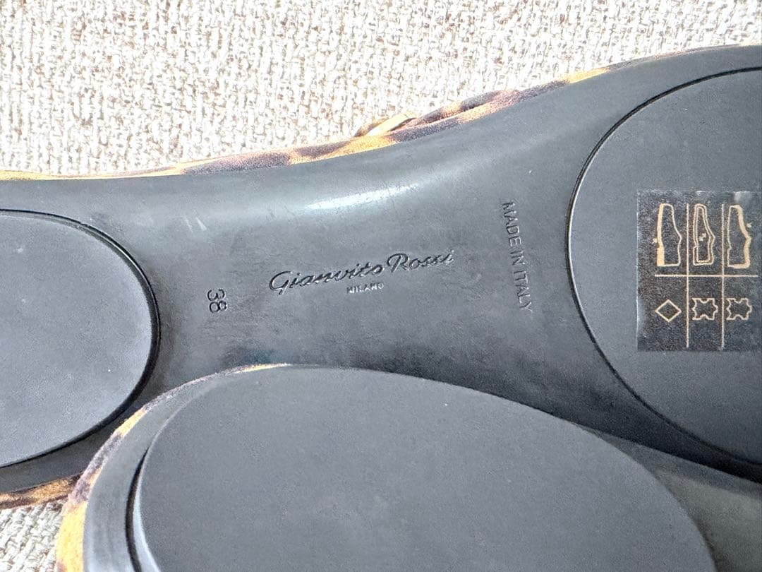 Gianvito Rossi ジャンヴィトロッシ バレエシューズ スウェード