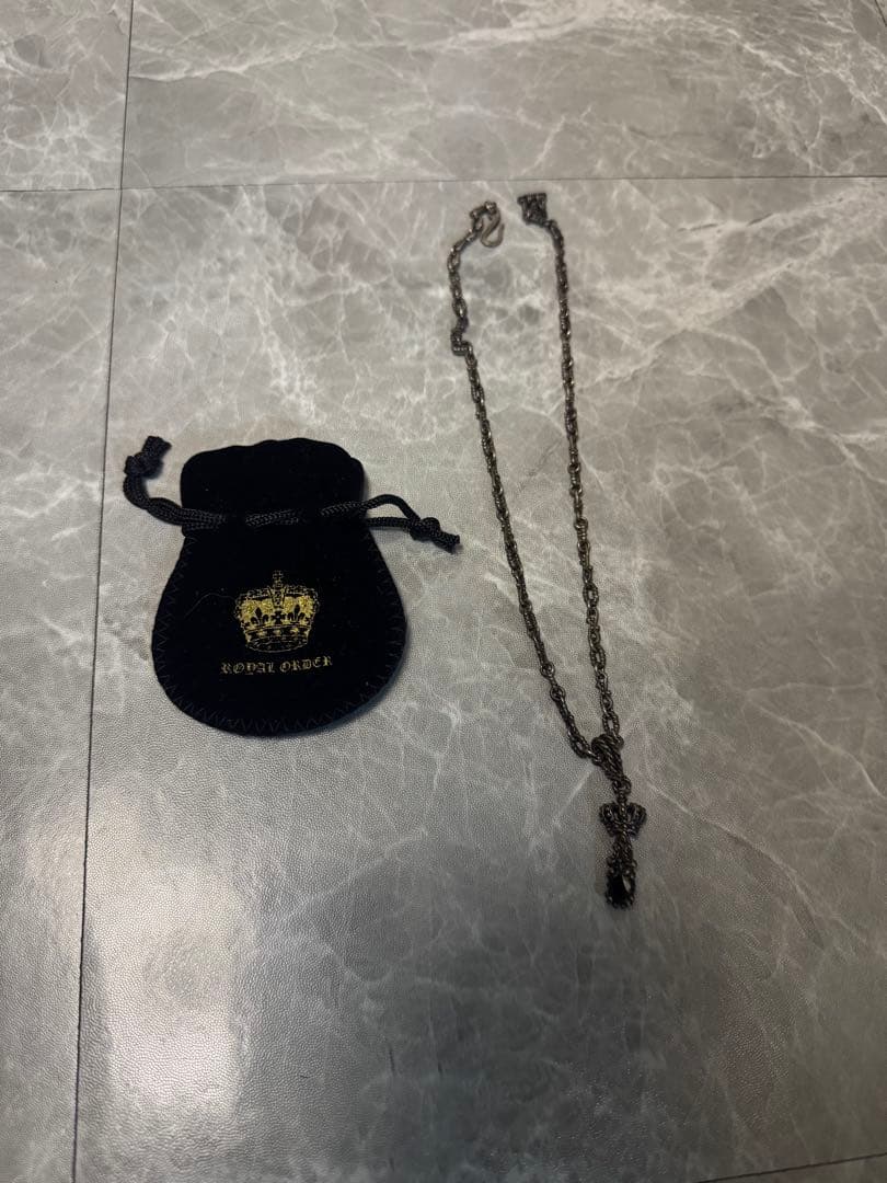 ロイヤルオーダー　ネックレス　オニキス