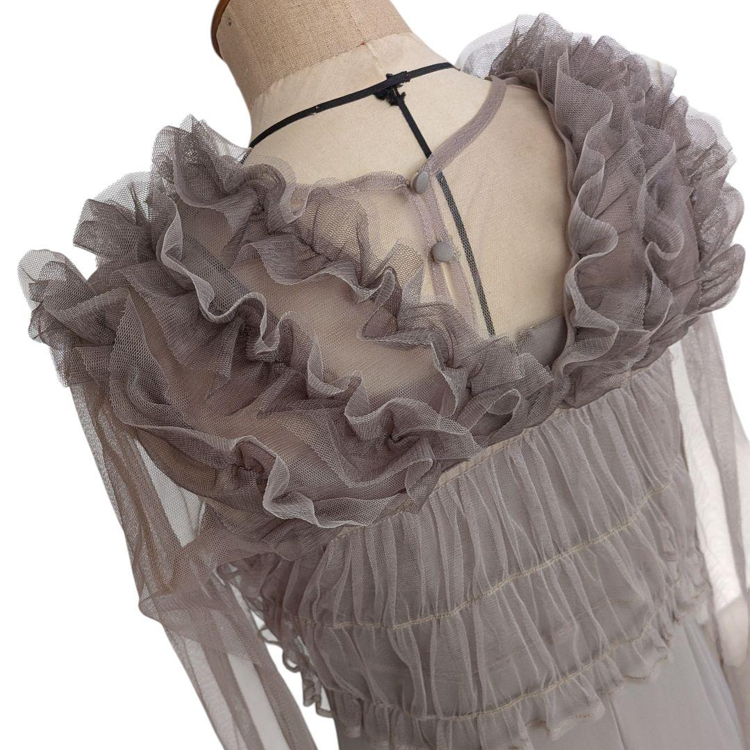 美品✨️niana 　Many wayフリルドレス ボレロ ブラウス セット3点