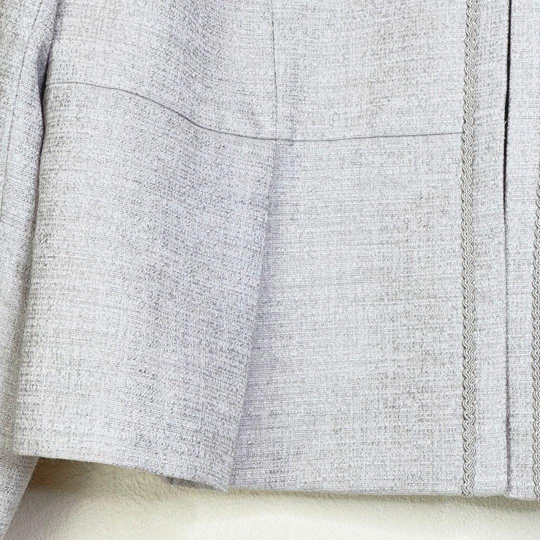 【タグ付き】リファンネ大きいサイズ ファンシーツイードジャケット