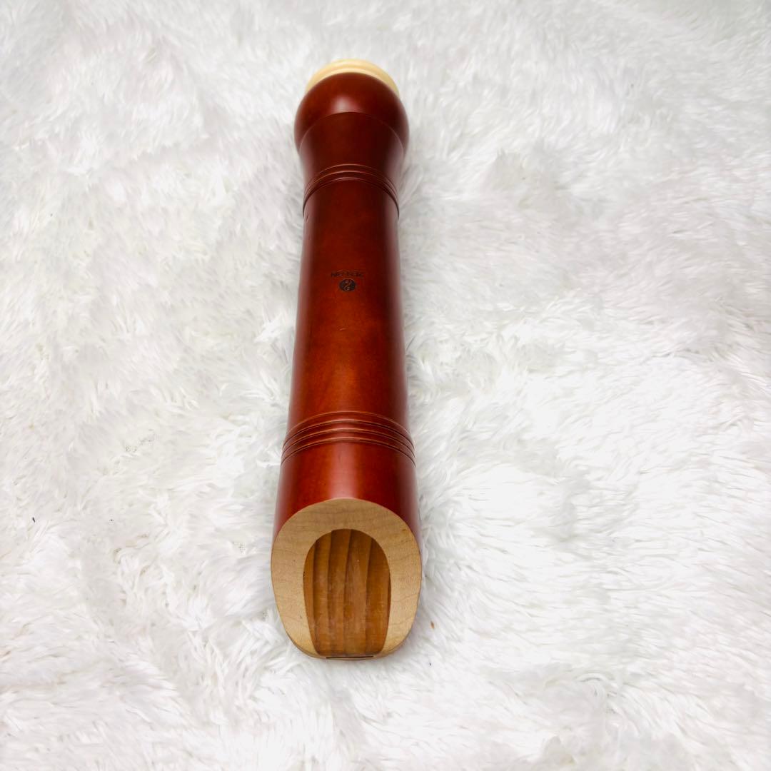 ゼンオン テナーリコーダー 木製 2300B ケース付 音出し確認済み 全音