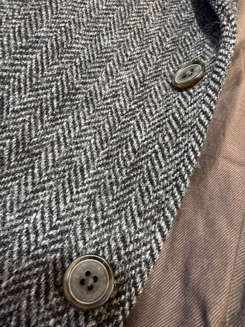 【送料込】無印良品Found MUJI 青山店限定ハリスツイードウールジャケット