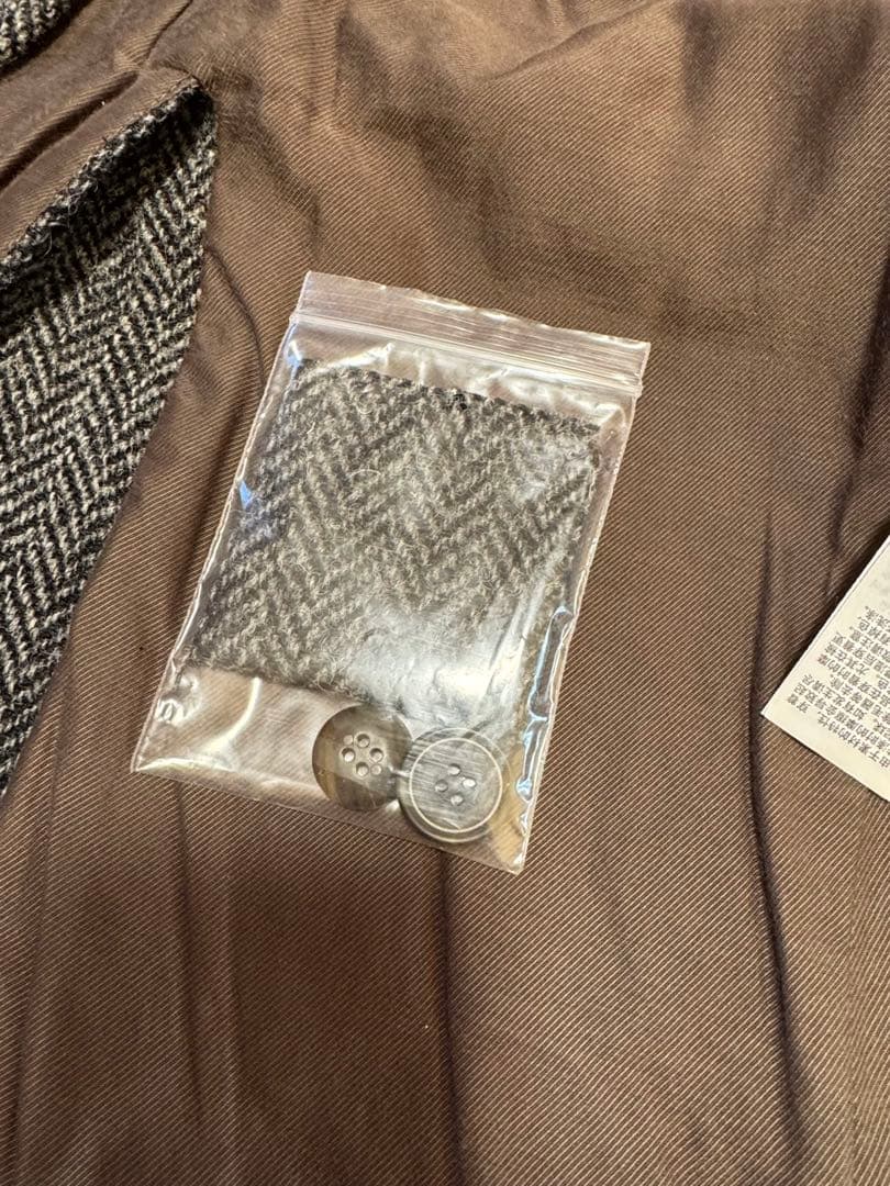 【送料込】無印良品Found MUJI 青山店限定ハリスツイードウールジャケット