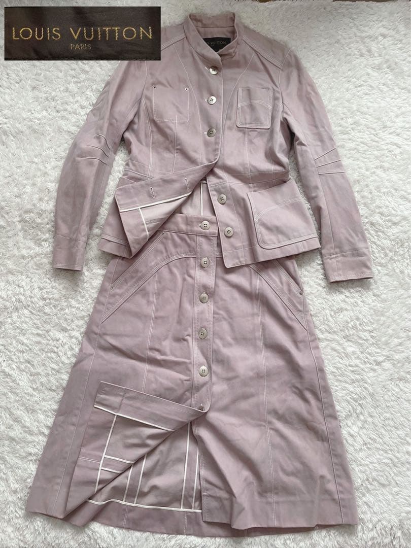 ルイヴィトン LOUIS VUITTON セットアップ ジャケット スカート