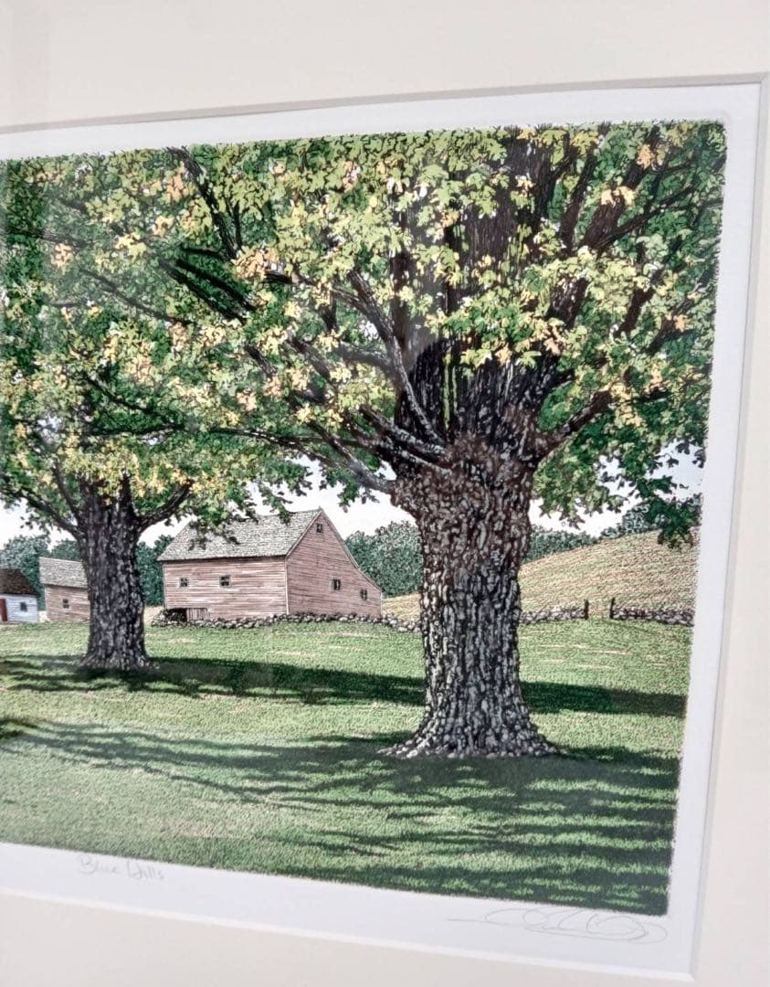 【版画】キャロル・コレット「Blue Hills」絵画 インテリア カナダ作家