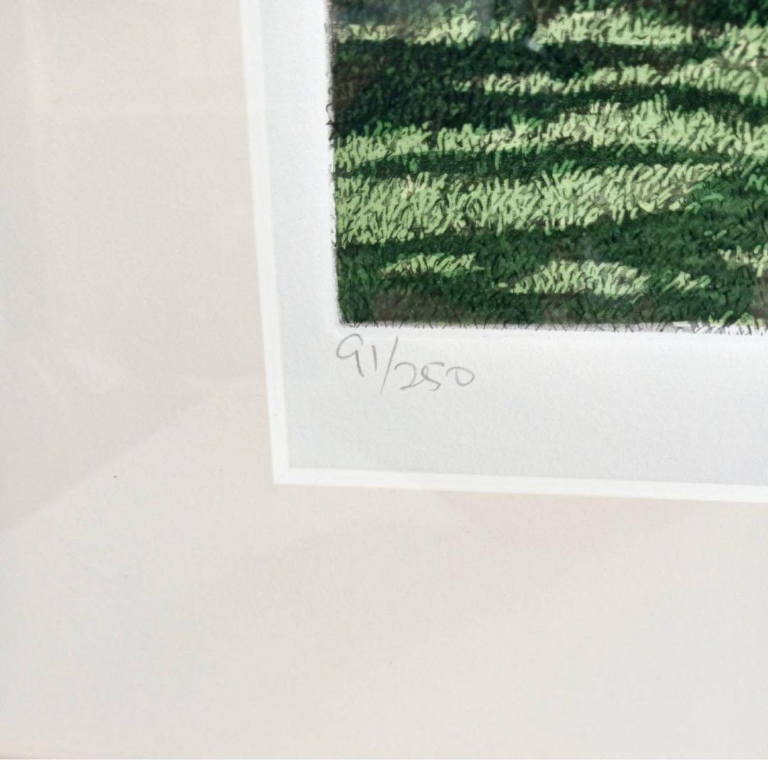 【版画】キャロル・コレット「Blue Hills」絵画 インテリア カナダ作家