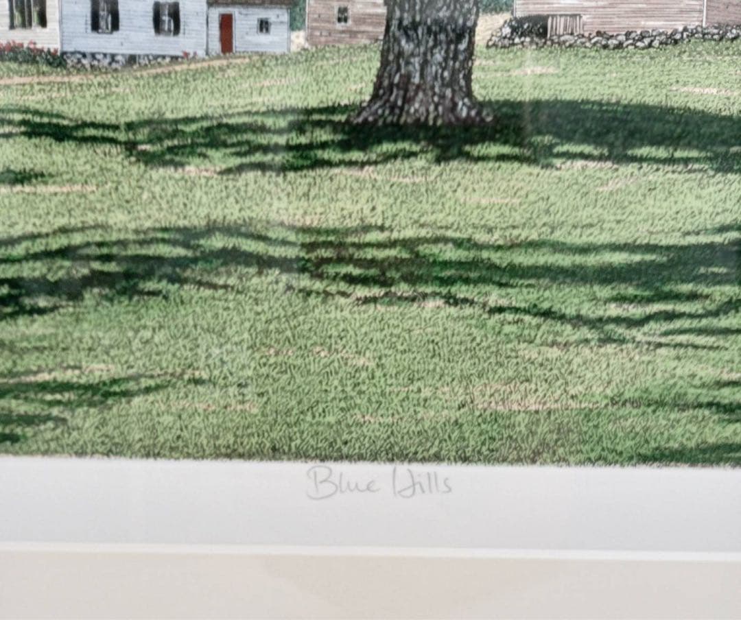 【版画】キャロル・コレット「Blue Hills」絵画 インテリア カナダ作家