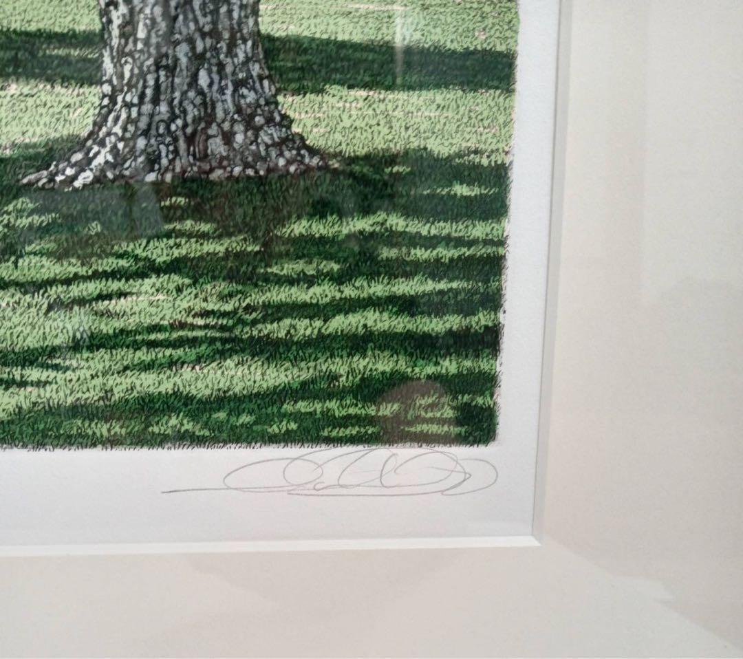 【版画】キャロル・コレット「Blue Hills」絵画 インテリア カナダ作家