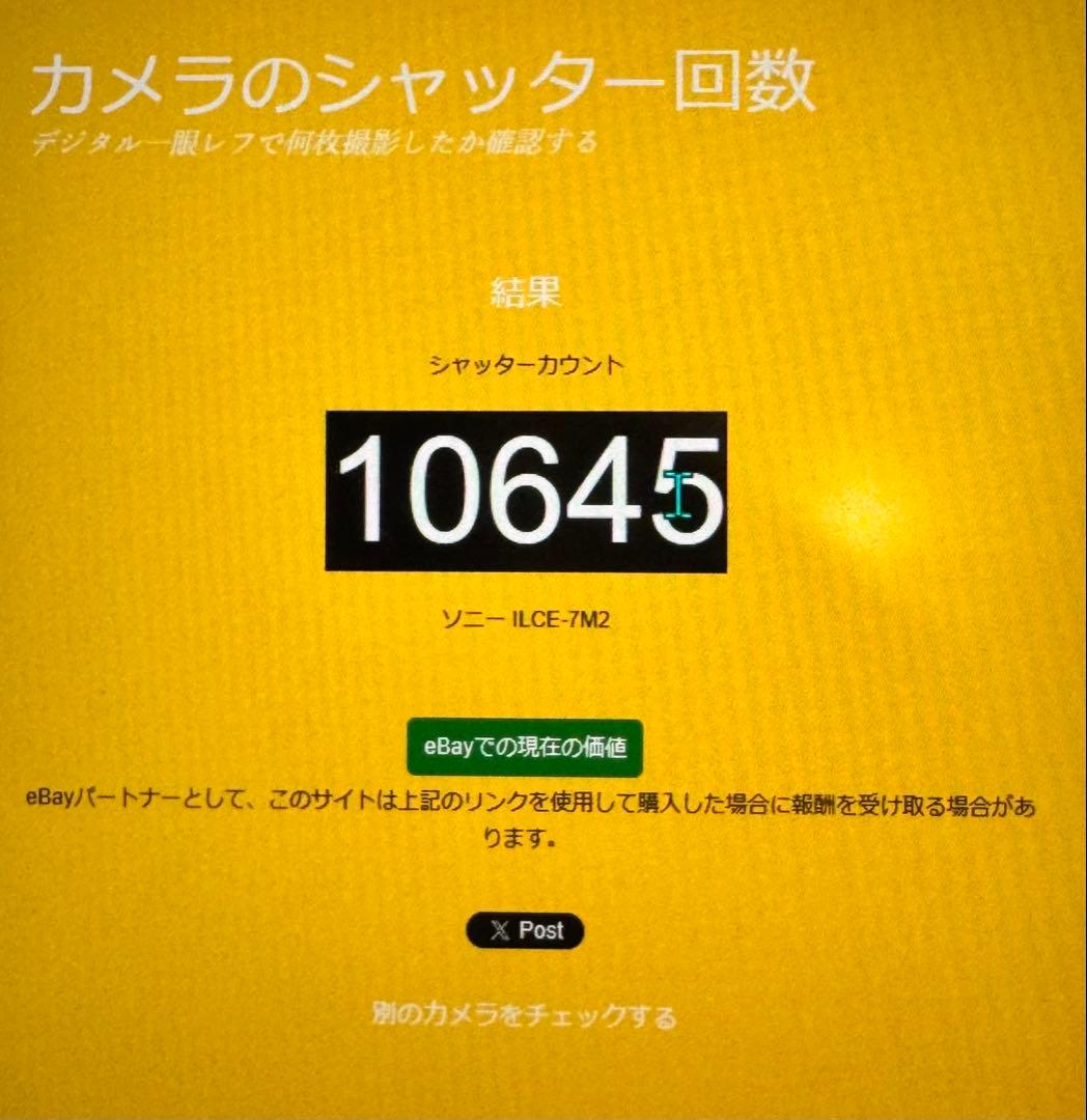 【シャッター数1万枚程度】Sony α7 II ミラーレス一眼カメラ