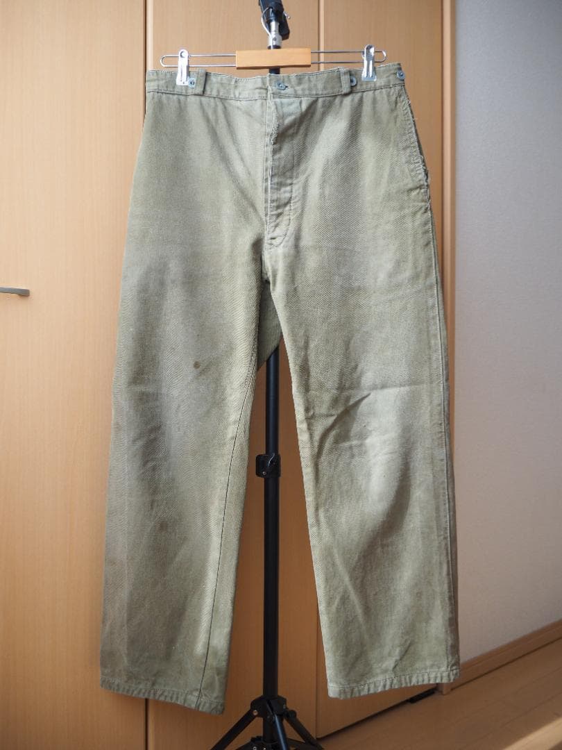 パンツ 1940s French Army Work Trousers