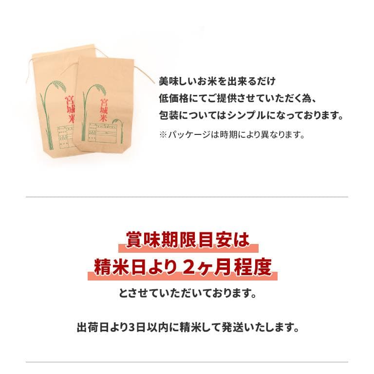 宮城県産 令和7年産 ひとめぼれ 玄米30kg 精米可能（27㎏） 沖縄離島不可