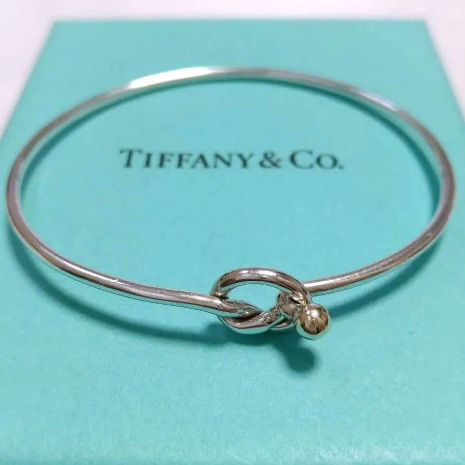 専用ですティファニー フック＆アイ ラブノット バングル コンビ 925×750