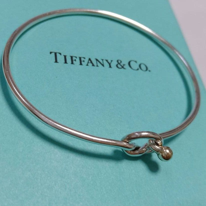 専用ですティファニー フック＆アイ ラブノット バングル コンビ 925×750