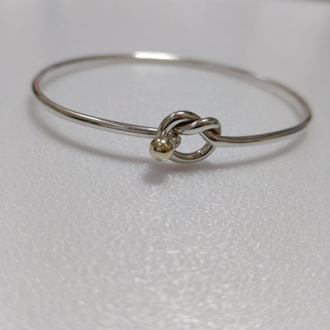 専用ですティファニー フック＆アイ ラブノット バングル コンビ 925×750