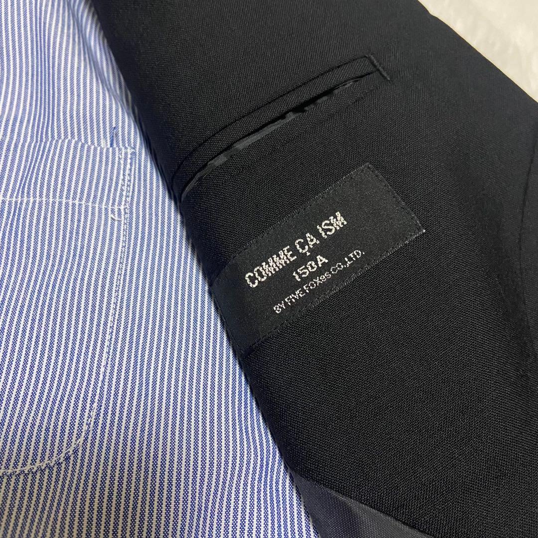 コムサイズム 卒業式 フォーマル スーツ ブラック 150 黒　5点セット