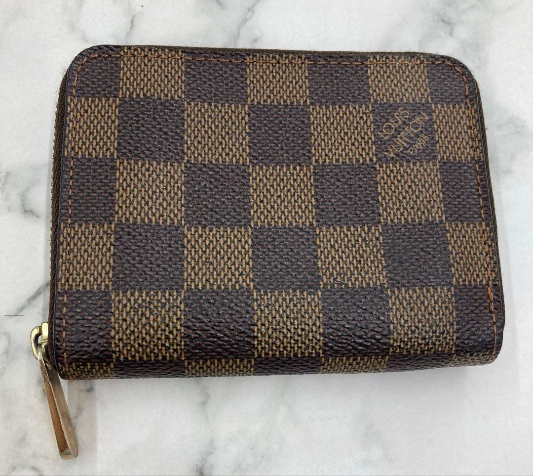 ルイヴィトン ダミエ ジッピー パース ミニ 財布 カード ケース