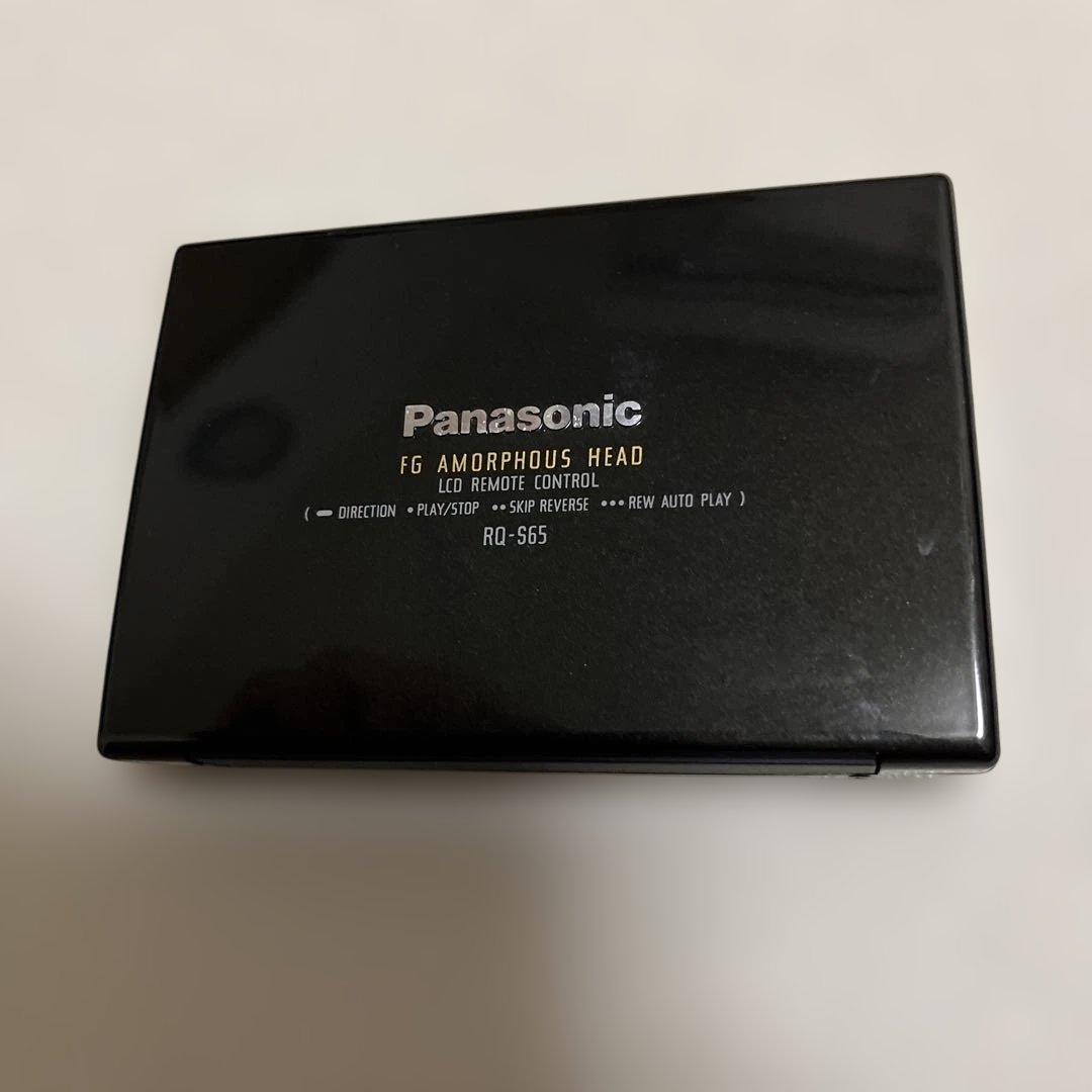Panasonic RQ-S65 ポータブルカセットプレーヤー ブラックジャンク