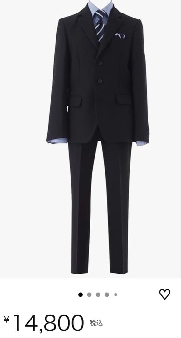 チ*ロ様 OLIVER HOUSE スーツ 男子 卒業式 【ゆったりE体サイズ】